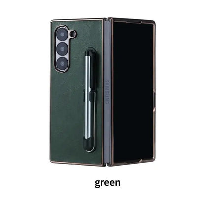 Luxon® - Retro Leather Kickstand Case with Pen Holder