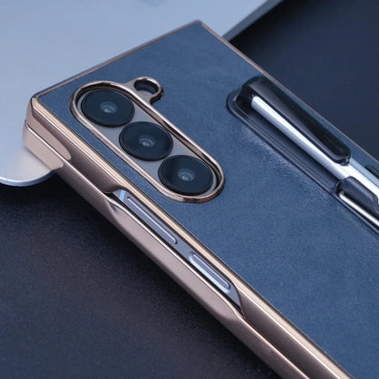 Luxon® - Retro Leather Kickstand Case with Pen Holder