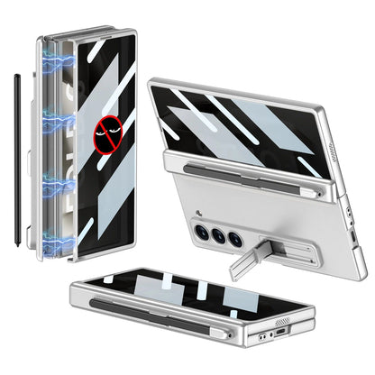 HingeShield® - Magnetic Pen Slot Case with Hidden Bracket