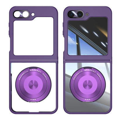 Stylish Metal Wireless Charger Holder Case for Galaxy Z Flip