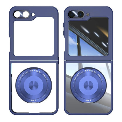 Stylish Metal Wireless Charger Holder Case for Galaxy Z Flip