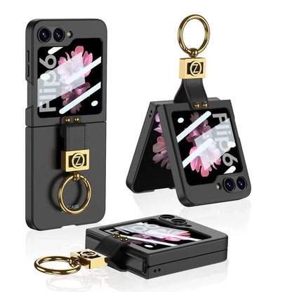 Sleek Galaxy Z Flip Ultra Slim Ring Holder Case