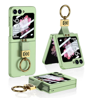 Sleek Galaxy Z Flip Ultra Slim Ring Holder Case