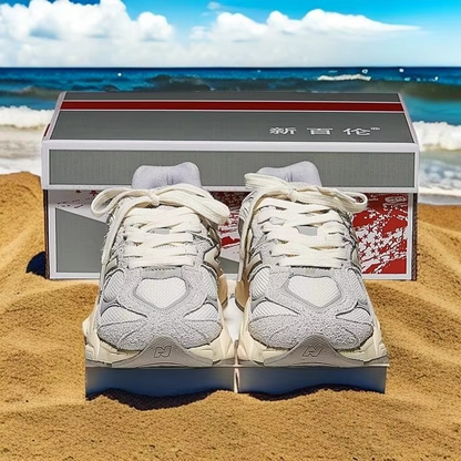 AERODYNEX™ FreshWave Lightweight Runner – Retro Mesh & Suede Training Sneaker