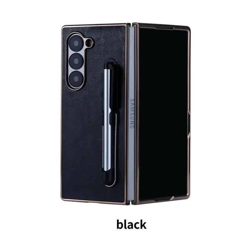 Luxon® - Retro Leather Kickstand Case with Pen Holder
