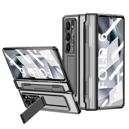 Hinge‑Shield Wireless Kickstand Case | Galaxy Z Fold 7 / 6 / 5 / 4