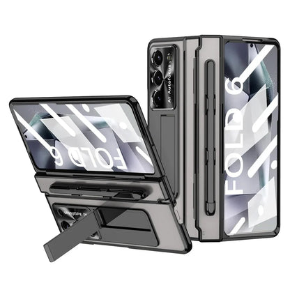 Hinge‑Shield Wireless Kickstand Case | Galaxy Z Fold 7 / 6 / 5 / 4