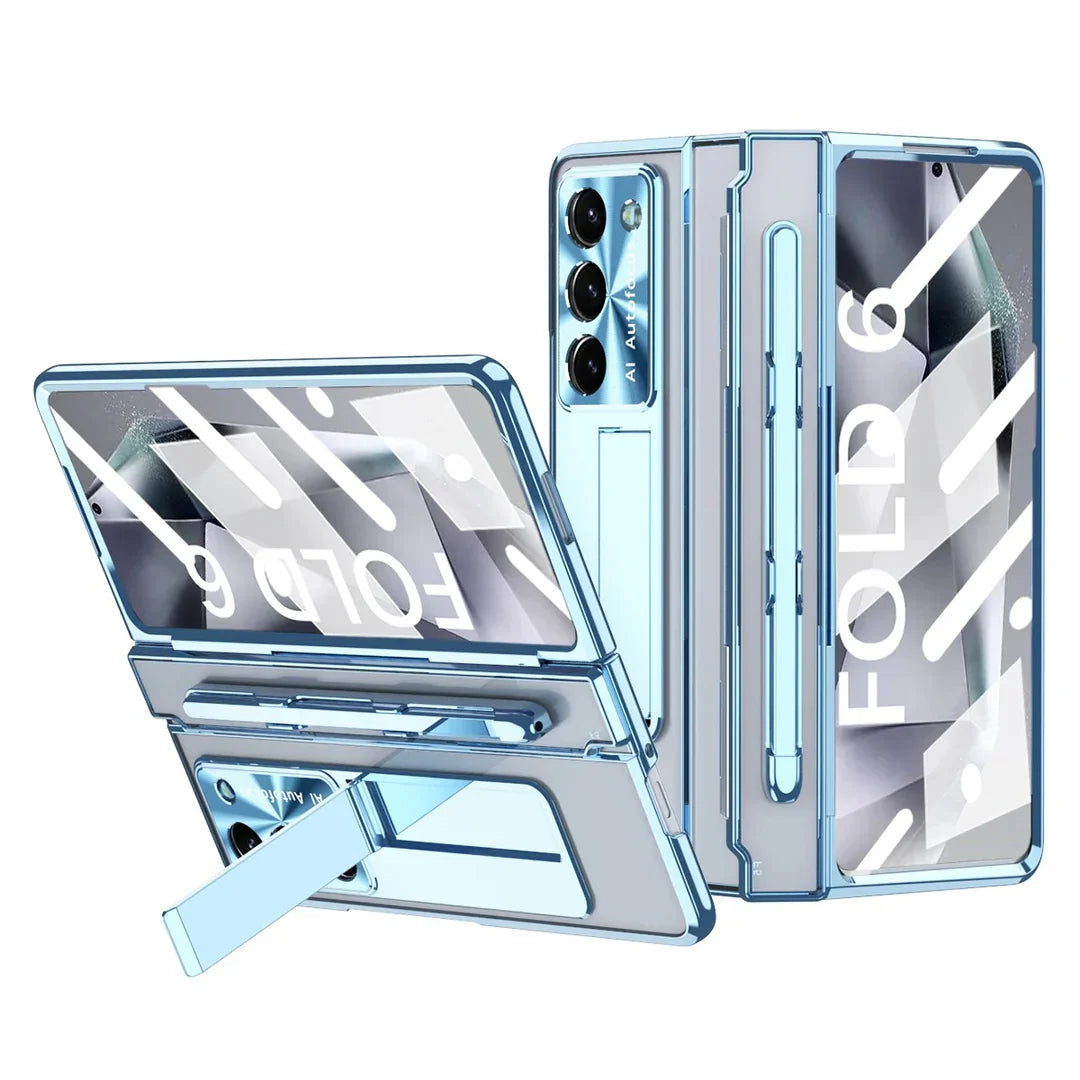 Hinge‑Shield Wireless Kickstand Case | Galaxy Z Fold 7 / 6 / 5 / 4