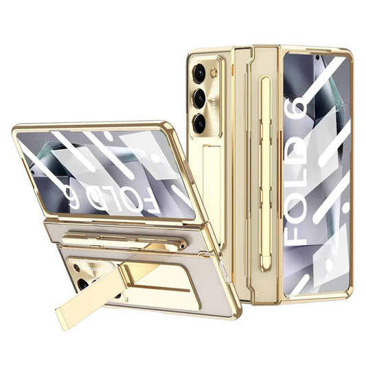 Hinge‑Shield Wireless Kickstand Case | Galaxy Z Fold 7 / 6 / 5 / 4