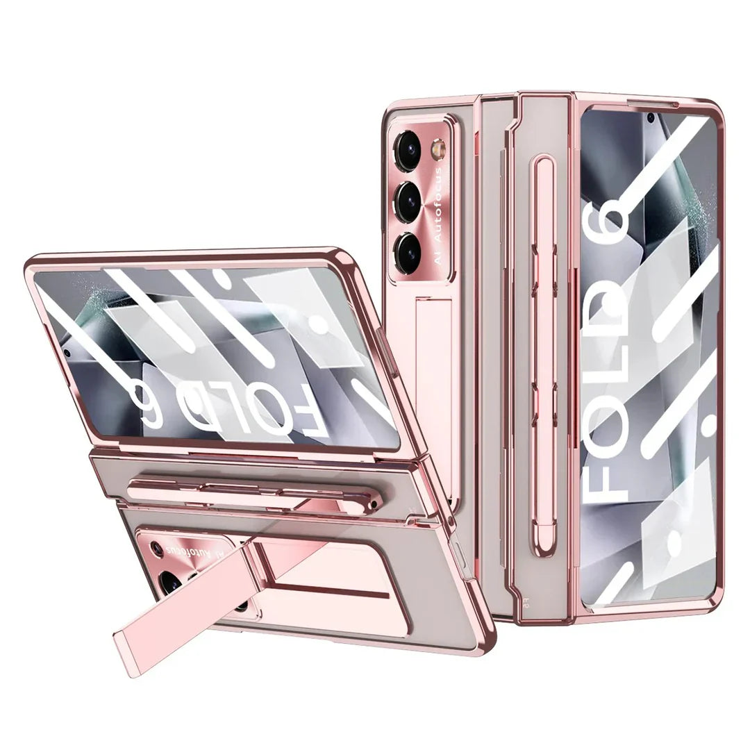 Hinge‑Shield Wireless Kickstand Case | Galaxy Z Fold 7 / 6 / 5 / 4