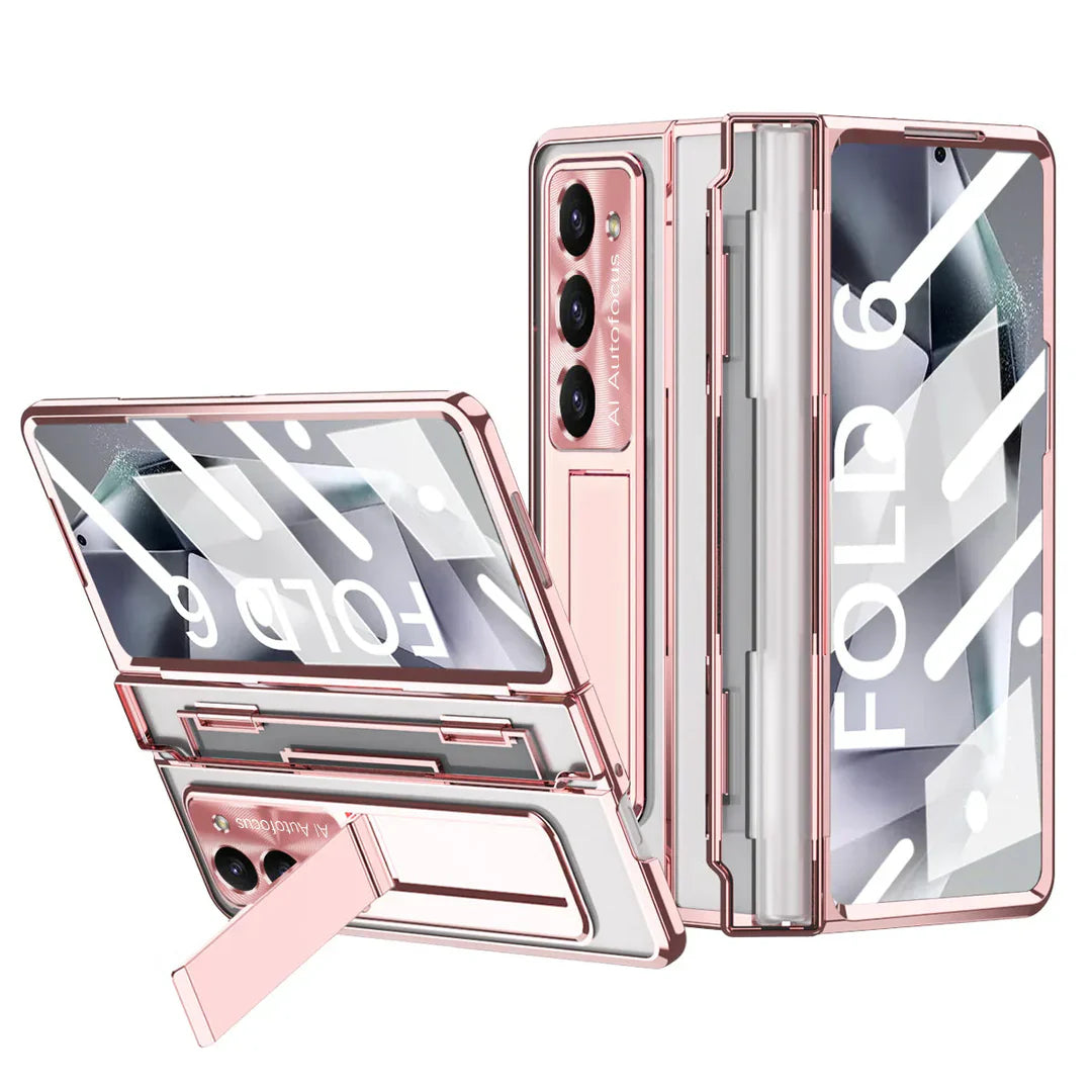 Hinge‑Shield Wireless Kickstand Case | Galaxy Z Fold 7 / 6 / 5 / 4