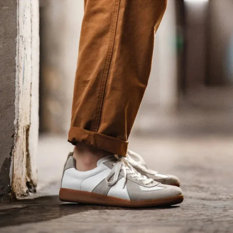 Vornstein™ Heritage GT Suede-Panel Trainer – Classic Retro Unisex Casual Sneaker