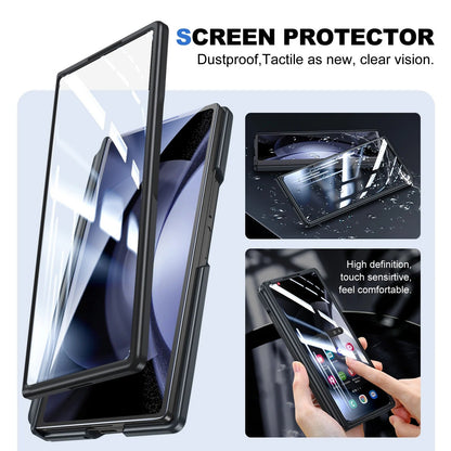 Rexo® - Armor Stand Galaxy Z Fold 7 Case with S Pen Slot