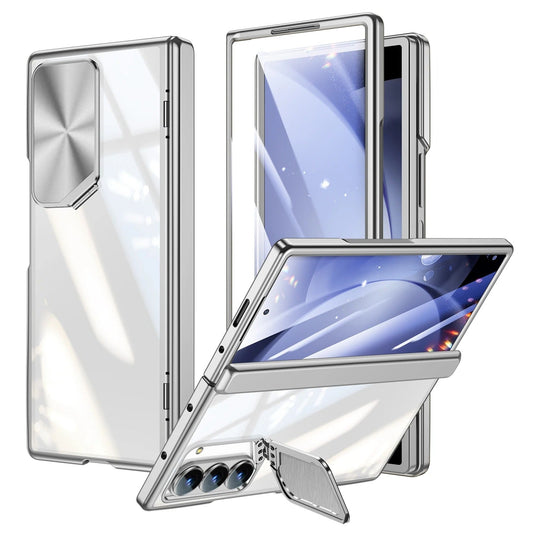 Vitra® - Crystal Clear Armor Galaxy Z Fold 7 Case with Stand