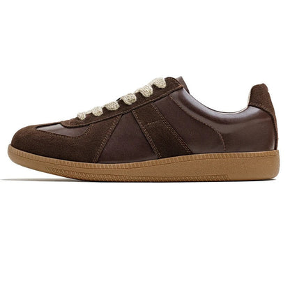 TerraMuse® – Heritage Brown German Trainer Sneaker