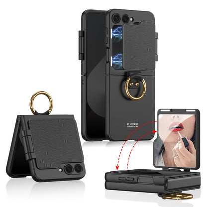 Makeup Mirror Ring Holder Ultra-Thin Hard PC Samsung Galaxy Z Flip Case